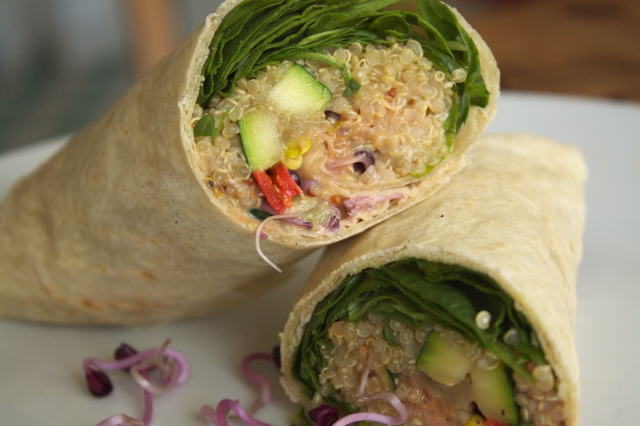 Quinoa Wrap | Vegane Rezepte