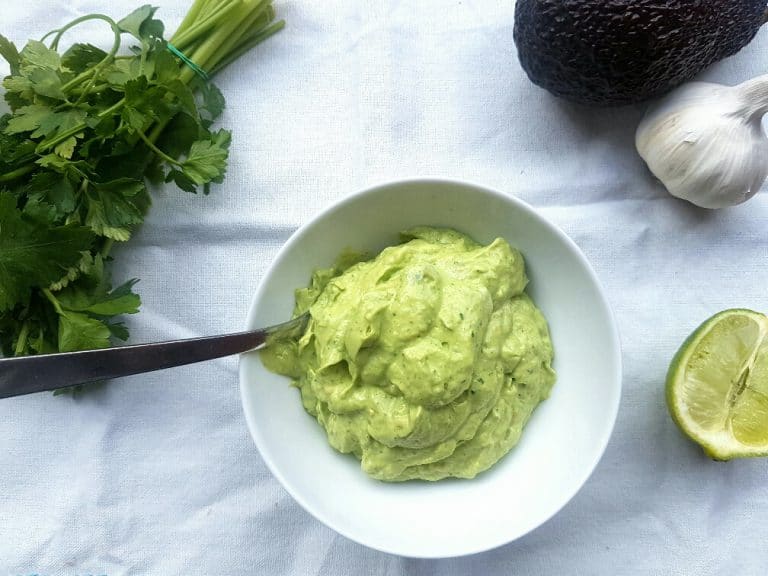 Avocado Knoblauch Dip selber machen | Vegane Rezepte