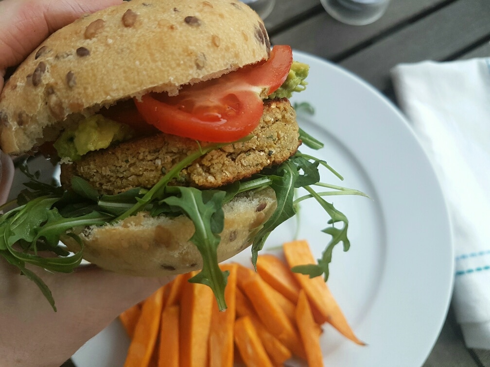 falafel burger vegan