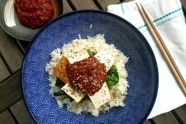 Gochugaru Tofu vegan & glutenfrei