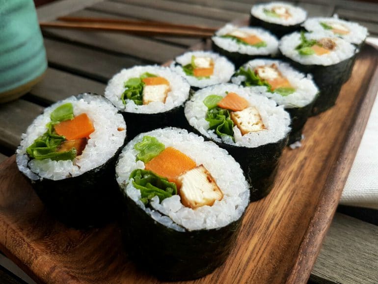 Futo-Maki: Sushi mit Tofu vegan &amp; glutenfrei | Vegane Rezepte
