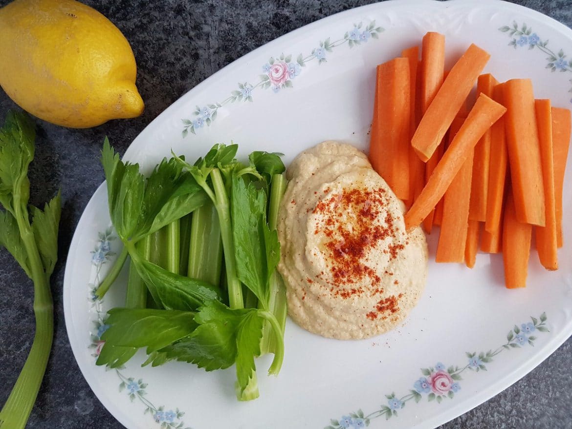 Rohkost Zucchini-Hummus vegan &amp; glutenfrei | Vegane Rezepte