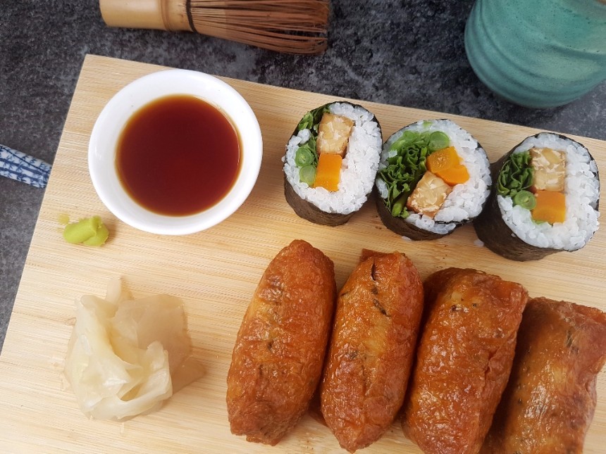 Vegane Inari Sushi