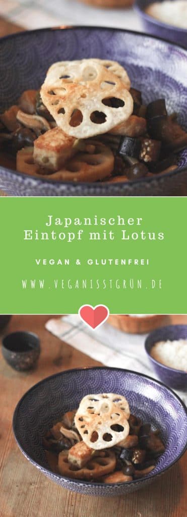 japanischer Eintopf mit Auberginen & Lotus vegan und glutenfrei-min